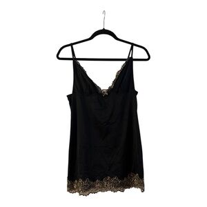 Victoria's Secret Black Camisole with Lace Detail